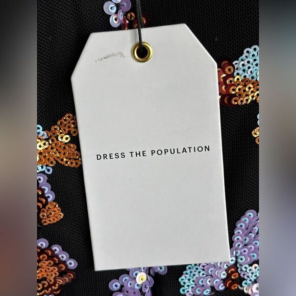 NWT Dress The Population

Nicole Black Sequin-Embellished Body-Con Midi-Dress - Picture 7 of 10